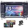 AneQu Autoradio Carplay Per Mercedes Benz W169 W245 W639 Viano Vito Sprinter B200 con Carplay Android 13, Per 7 pollici 4-Core 32 Go ROM supporto DVD/NAVI/GPS/WiFi/BT/Radio/FM/USB/DAB