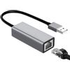 Generic Adattatore USB Tipo C a Ethernet - Convertitore Connessione Gigabit Compact, strumento di accesso Internet portatile leggero | Dispositivo per plug e riproduzione affidabile con rete cablata stabile p
