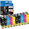 NINETEC Cartucce di ricambio compatibili con Epson 603 XL Expression Home XP-2105 XP-2100 XP-2150 XP-3100 XP-3155 XP-3150 XP-4155 XP-4150 per Workforce WF-2840dwf 2810dwf, confezione da 10