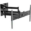 Meliconi - Supporto da parete TV pantografo 600 SDRP Plus FB - Inclinabile e orientabile grandangolare - TV 50 a 85 - VESA 300/400/600, 480875