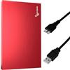 SUHSAI Hard disk esterno USB 3.0 da 1 TB, hard disk esterno portatile per laptop, Mac, PS4, PS5, desktop, sottile unità di archiviazione di backup da 2,5, disco rigido esterno per giochi, dati, foto