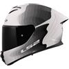 LS2, Casco Moto Integrale RAPID III FLOW White Grey, XS