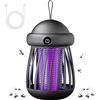 JOPWUE Lampada anti-zanzara UV USB, 1200 mAh 365 nm UV Scacciamosche uccide zanzare, elettrico, per interni, giardino, esterno, bambini, camera da letto, campeggio, grigio)