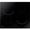 Samsung NZ64T3707AK Nero Da incasso 60 cm Piano cottura a induzione 4 Fornello(i)"