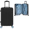 VOYAN Valigia da Cabina per Aereo 55x40x20 LAX, Trolley da Viaggio Ultralight con Scocca Rigida, Valigia a Mano per Ryanair con Chiusura di Sicurezza, Bagaglio da Cabina per Viaggi