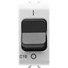 GEWISS - GW10468 - Interruttore Automatico Magnetotermico - Curva C - 1P+N 16A 230V ac - 1 Modulo - Bianco - Serie Chorus
