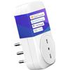 Meross Presa Smart Wi-Fi Italiana, Apple HomeKit, Siri, Alexa, 2,4 GHz