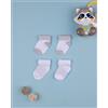 Prénatal Pack 2 calzini neonato biambo e grigio