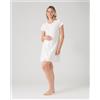 Prénatal Camicia da notte premaman panna micro cuori allover
