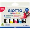 GIOTTO ASTUCCIO TEMPERE GIOTTO COLORI PRIMARI 5 X 12 ML