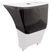 Litter-Robot LitterHopper con coperchio - Sistema automatico di ricarica della lettiera per Litter Robot 4 bianco - LR4-9154