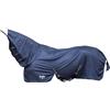 Covalliero Telo Antipioggia RugBe Superfly, Coperta per Cavalli, Coperta da Equitazione, Blu Navy, 165 cm, 215 cm, Cavallo, Lavabile in Lavatrice a 30°C