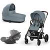 Cybex Gold - Cybex Gold Trio New Balios S Lux Stormy Blue Telaio Taupe Con Cloud T 2025