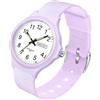 findtime Orologio analogico da donna, impermeabile, facile da leggere, con data, lancetta dei secondi, semplice, minimalista, sportivo, casual, sottile, per donne e ragazze