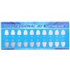 Generic Denti Ombra 20 Colori Sbiancamento Diagramma Strumento Dentale per Professionale Forniture di Cura Orale Applicazione Dente Falso Pulizia Alta Precisione Corrispondenza Colore