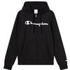 Champion Script Shop - Felpa da Uomo con Cappuccio e Zip Intera, Blu Navy