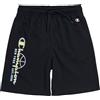 Champion Legacy Modern Basket B - Quick-Dry Smooth Micromesh Bermuda Pantaloncini, Nero, 7-8 Anni Bambini e Ragazzi SS24
