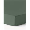 Westwing Collection Lenzuolo con angoli topper in cotone percalle Elsie -