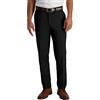 Haggar Men's Cool 18 PRO Slim Fit Premium Flex Flat Front Pant, Black, 32Wx30L