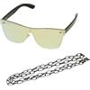 Urban Classics Unisex 103 Chain Sunglasses
