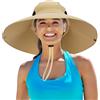 Leotruny Cappello da sole da donna a tesa larga, UPF50+, impermeabile, per pesca, escursionismo, campeggio