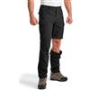 Flyplus Pantaloni da trekking convertibili da uomo con 7 tasche, chiusura | Impermeabile, leggero, elasticizzato in 4 direzioni con vita semi-elastica per abbigliamento tattico, safari ed escursionismo