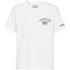 Saint Barth Mc2 Uomo T-Shirt Manica Corta PRL0002 Cotone Bianco XL