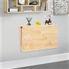 Shiyinge Tavolo pieghevole da parete, da parete, in legno di pino, salvaspazio, per roulotte, magazzino, garage, soggiorno, camera da letto, ecc. (80 x 50 x 30 cm)