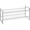 HAKU Scarpiera Alu, Metallo - Dim. L 80 cm x A 38 cm x P 30 cm, Stile Moderno