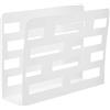 HAKU Portagiornali Bianco, Metallo - Dim. L 35 cm x A 26 cm x P 10 cm, Stile Moderno