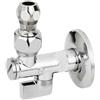 Eurotermo RUBINETTO SOTTOLAVABO A SFERA IN OTTONE CROMATO CON FILTRO E SNODO 1/2 EUROTERMO