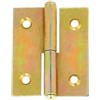 bricoleva.it Cerniere a Sfilare in Ferro Ottonato (40 x 50 mm.), Cerniere Sfilabili Rimovibili Facili da Montare, Resistenti ed Affidabili, Ideali per Mobili, Ante, Sportelli e Armadi, 2 Pezzi Destre