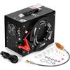 TUXING Compressore d'aria PCP, compressore portatile PCP 4500PSI/30Mpa con convertitore di potenza integrato, arresto automatico | DC12V/AC120V | Pompa compressore senza olio e acqua