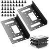 Cryptisg 4 Pezzi Staffa Adattatore per Disco, Alta Qualità e Raffinatezza Rack di Montaggio per HDD, Robusto e Durevole Staffa di Archiviazione per Disco Rigido, per Il Gioco Video Data Storage