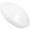 Mobestech Paralume Design Bianco da Rotondo Soffitto e in PC Plafoniera per Sicuro Fissaggio Semplice Compatto per Illuminazione Domestica e Ufficio