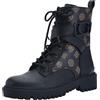 GUESS Donna Orana/Stivaletto (Bootie)/LeatCombat Boot, Nero e marrone., 38 EU