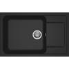 Elleci Lavello Elleci Incasso 1 vasca 78x50 Life 310 Granitek Nero LG231040