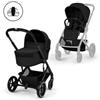 Cybex Duo Balios S Lux con navicella richiudibile Moon Black Telaio Black di Cybex