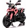 Garvee Moto Elettrica per Bambini 6V con Ruote Stabilizzatrici