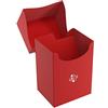 Gamegenic - Deck Holder 80+ Red - Scatola Porta Carte