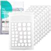 Jewan 350 Pezzi Cerotti Brufoli, Invisibile Naturale Hydrocolloid Patch 2 in 1 Giorno e Notte Che Invisibile Patch Brufoli Assorbenti Impermeabile e Traspirante
