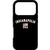 Iconic Indianapolis USA United States of Custodia per iPhone 17 Pro Vintage Indianapolis USA Bandiera Americana Indiana Cool Souvenir