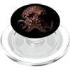 Majestic Octopus Face Wildlife Nature Ar Octopus Face Mare Fauna Selvatica Natura Polpo PopSockets PopGrip per MagSafe