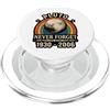 Lakelandwholesale1 Shirt Company Plutone Never Forget 1930 2006 Retro Astronomia Grafica PopSockets PopGrip per MagSafe