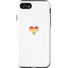 fr-creations.com Custodia per iPhone SE (2020) / 7/8 Cuore/amore e orgoglio per autisti bandiera legamento