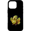MaPaNoLi Design Custodia per iPhone 16 Pro Carino Kiwi Bird Fantasy Frutta Tropicale Animale Art