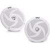 Pyle Altoparlanti Marini, Casse Audio 16,5 Centimetri, Speaker 2 Vie Impermeabili con Potenza di 240 Watt, Design Compatto, 1 Paio, Bianco