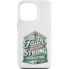 Christianity Faith Prayer Motivational Q Custodia per iPhone 13 Pro Divertente Cristiano Gesù Operaio edile