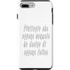 why not? magliette semiserie Custodia per iPhone 7 Plus/8 Plus Piuttosto che essere normale ho deciso di essere felice.