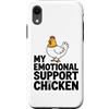 Emotional Support Chicken Do Not Pet Gif Custodia per iPhone XR Pollo di supporto emotivo